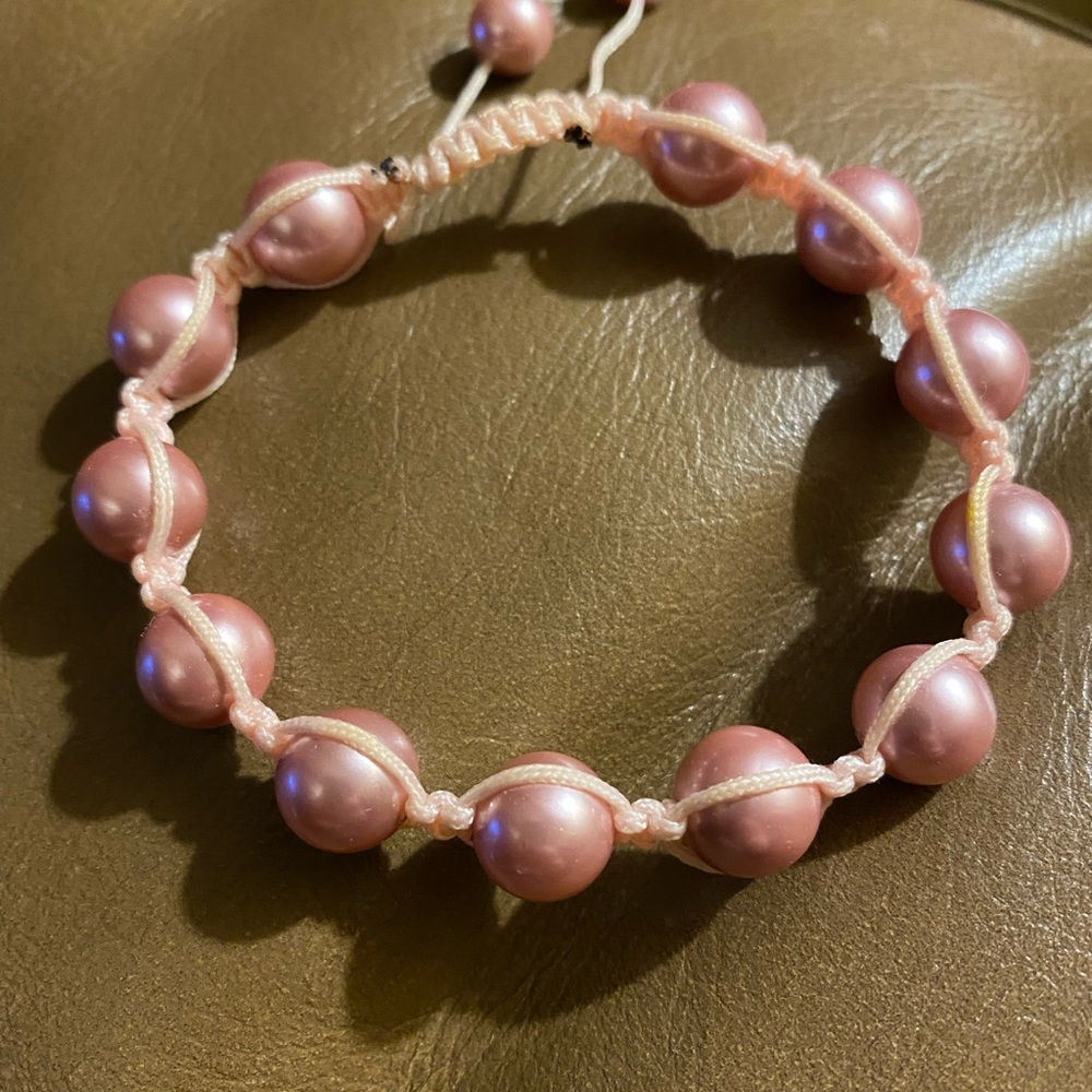 Two adult Shamballa bracelets